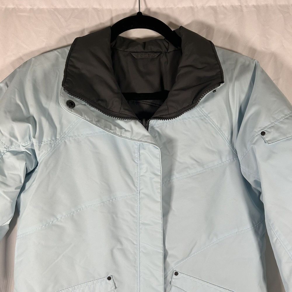 Columbia Coat Women's Small Light Blue Full Zip Winter Jacket - Picture 2 of 9